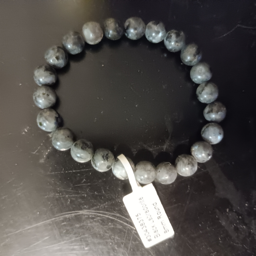 Black labardorite